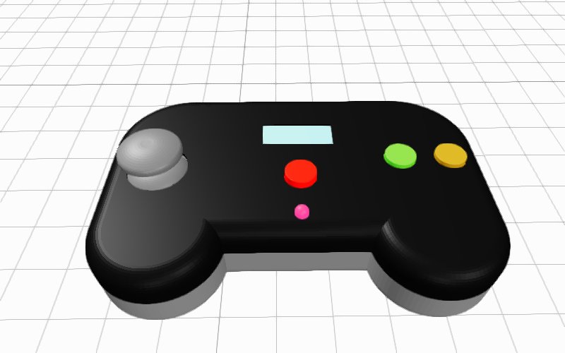 3D-printable controller enclosure